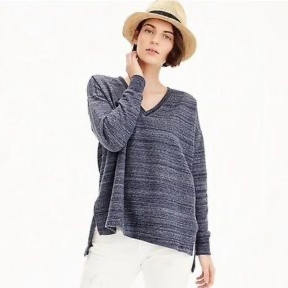 J. Crew • V-Neck Sweatshirt - Picture 2 of 8